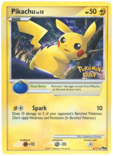Pikachu [Stamped] #9 Pokemon POP Series 6