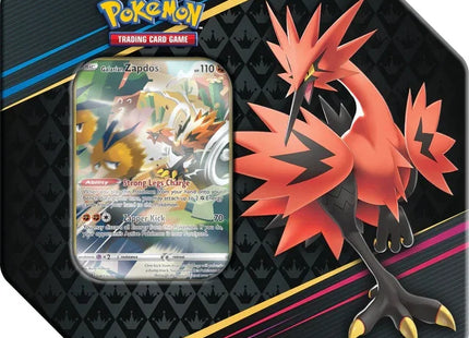 Pokémon Crown Zenith Galarian Zapdos Tin