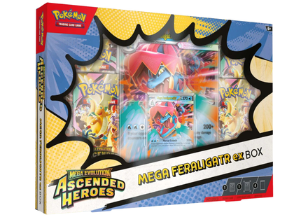 Pokémon Ascended Heroes Mega Feraligatr ex Box - TCG OOST