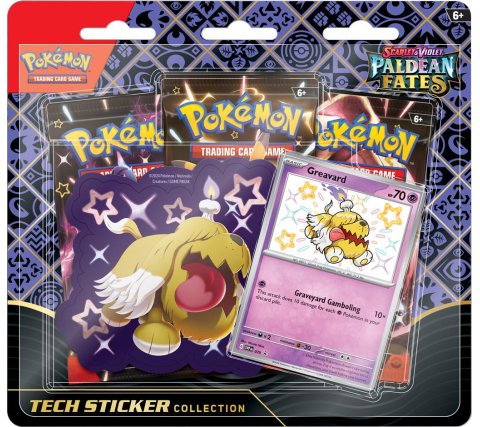 Pokémon Paldean Fates Tech Sticker Collection
